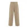 Fear Of God Single Pleat Wool Trousers With Belt Loops In Multicolor