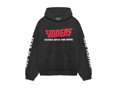 Pre-owned Fear Of God Men's  Sinners Hoodie In Black