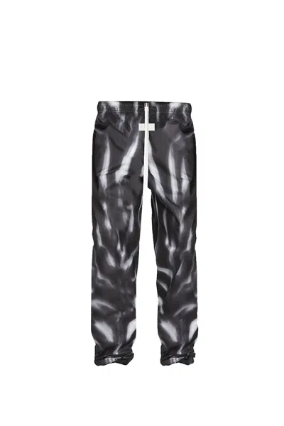Pre-owned Fear Of God Men's  X Nike All Over Print Pants In Black/sail
