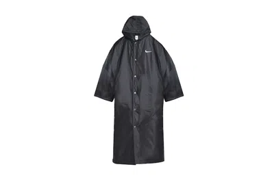 Pre-owned Fear Of God Men's  X Nike Hooded Parka Jacket In Black
