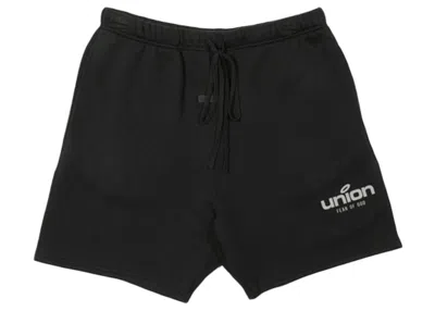 Pre-owned Fear Of God Men's  X Union 30 Year Vintage Shorts In Black