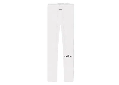Pre-owned Fear Of God Men's  X Union 30 Year Vintage Sweatpants In White