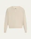 Fear Of God Men's Fine Knit Henley Shirt In Heather Beige