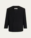 Fear Of God Wool Double-breasted Blazer In Black