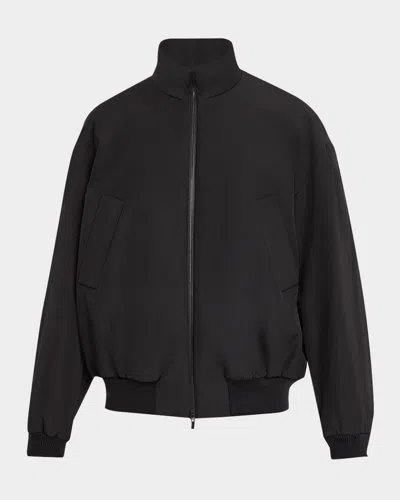 Fear Of God Men's High-neck Bomber Jacket In Black  