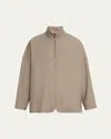 Fear Of God Dusty Beige Wool Jacket With High Collar Men In Dusty Beige