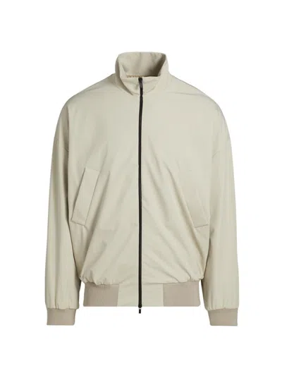 Fear Of God Beige Nylon And Polyester Jacket With High Collar And Zip