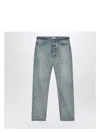 Fear Of God Washed Wide-leg Jeans In Light Blue
