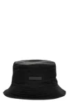 Fear Of God Men Logo Patch Bucket Hat In Black