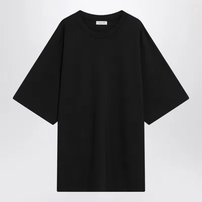 Fear Of God Mens Black Crewneck Relaxed-fit Cotton Blend T-shirt Xxl