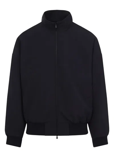 FEAR OF GOD MEN'S NAVY WOOL JACKET WITH ZIP