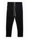 Fear Of God Straight-leg Sporty Pants With Signature Logo In Black
