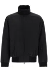 Fear Of God Oversized Cotton-blend Jersey Half-zip Sweatshirt In Black