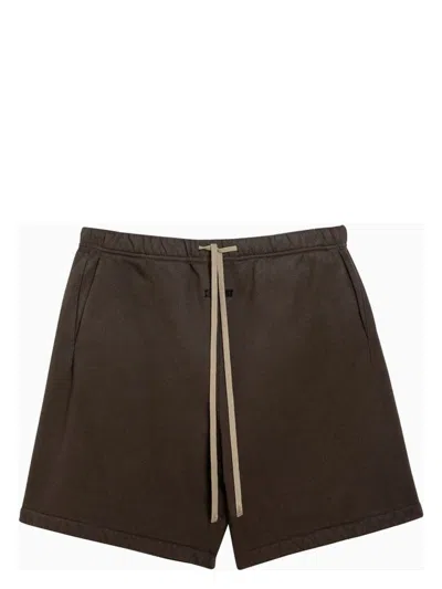 Fear Of God Men's Olive Green Cotton Drawstring Shorts | Size Large | Fg840 Color 051flc
