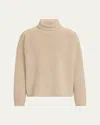 Fear Of God Ottoman High Neck Sweater Knitwear Beige In Neutral