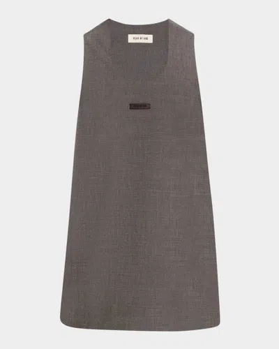 Fear Of God Men's Oxford Tank Top In Malenge Titanium