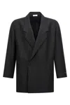 Fear Of God Casual Blazer With Striped Pattern And Button Cuffs In Black