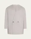 Fear Of God Men's Relaxed Lapelless Blazer In Paris Sky