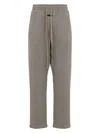 Fear Of God Grey Relaxed-fit Trousers With Drawstring Waist In Grey
