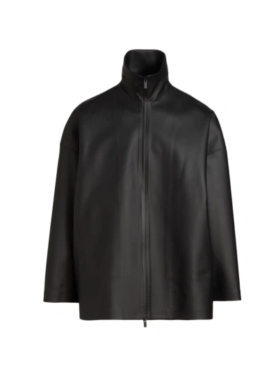 Fear Of God High-neck Zip-up Jacket In Black