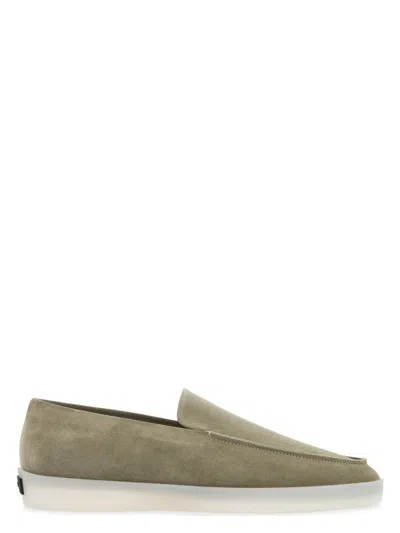 FEAR OF GOD MEN'S SAGE COLORED SUEDE LOAFER