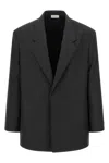 Fear Of God Tailored Single Button Blazer With Notched Lapel In Black