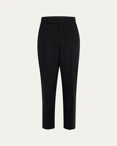 Fear Of God Men's Single-pleat Wool Eternal Trousers In Black
