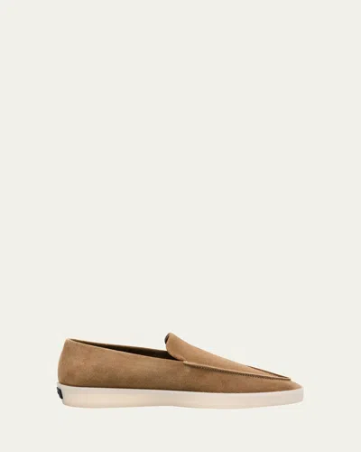 Fear Of God Men's Suede Loafers In Taupe