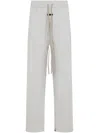 Fear Of God Men's Warm Heather Oatmeal Eternal Brand-patch Cotton-jersey Jogging Bottoms In Neutral