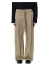 Fear Of God Relaxed Wide Leg Cargo Pants In Melange Beige