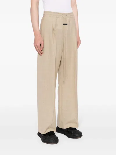 Fear Of God Men Wool Canvas Wide Leg Pant In 230 Tan