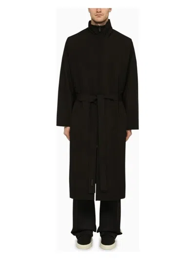 Fear Of God Men's Wool Trench Coat With High Collar