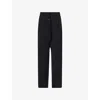 Fear Of God Mens Black Drawstring Wide-leg Woven Trousers In Black