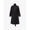 Fear Of God Mens Black Relaxed-fit Stretch-woven Trench Coat In Black