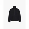 Fear Of God Hooded Drop Shoulder Sweater In Black