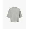 Fear Of God Mens Flint Milano Short-sleeve Wool-knitted Top In Gray