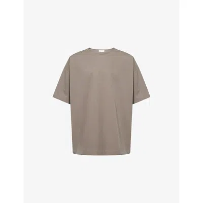 FEAR OF GOD MENS FEAR OF GOD OVERSIZED SHORT-SLEEVES COTTON-BLEND T-SHIRT