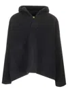 Fear Of God Merino Polo Hoodie Knitwear Black In Black