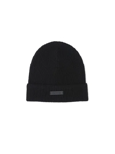 Fear Of God Merino Wool Beanie In Black