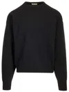 Fear Of God Merino Wool Crewneck Sweater In Black