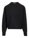 Fear Of God Merino Wool Crewneck Sweater In Black