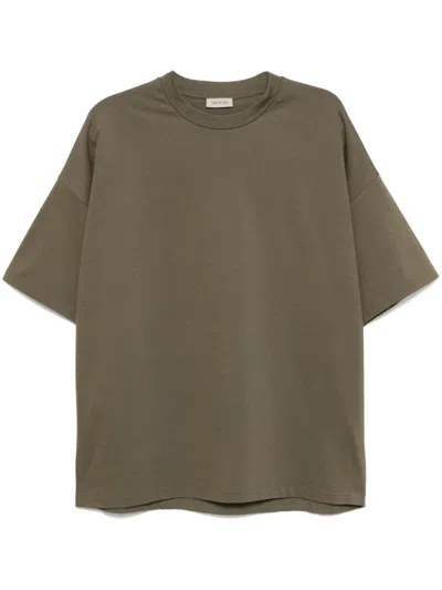 Fear Of God Milano Short-sleeved T-shirt In Wood