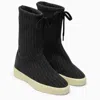 Fear Of God Men's Moc Knit High Boots In Grey