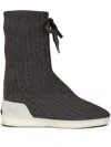Fear Of God Man Boot Chocolate Brown Size 8 Textile Fibers In Brown
