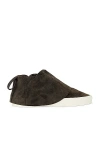 Fear Of God Moc Low Layered Distressed Suede Sneakers In Forest