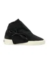 Fear Of God Bead-detail Lace-up Sneakers In Black