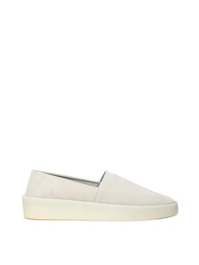 Fear Of God Moccasins In Camoscio Grey Clear With Rubber Sole