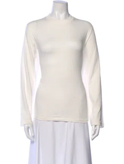 Pre-owned Fear Of God Mock Neck Long Sleeve Top W/ Tags In White