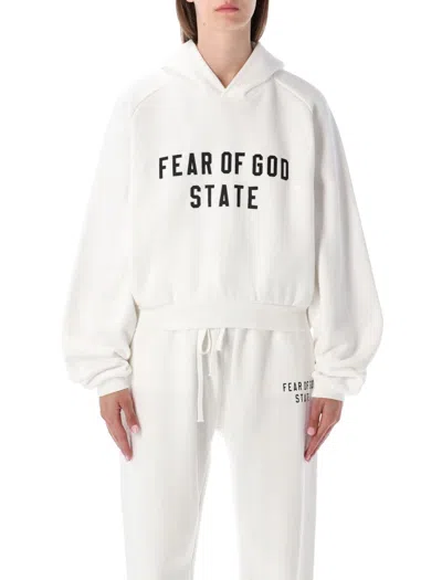 Fear Of God Modern Fit Hoodie In White