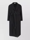 Fear Of God Modern Single Breasted Jacket And Belt In Black